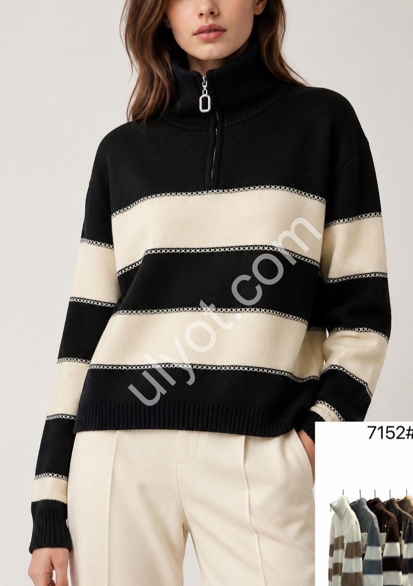 СВИТЕР (ONE SIZE 52-54) МИКС 7152