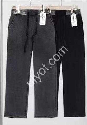ШТАНЫ (2XL-5XL) ФЛИС ПРЯМОЙ МИКС 9288-2
