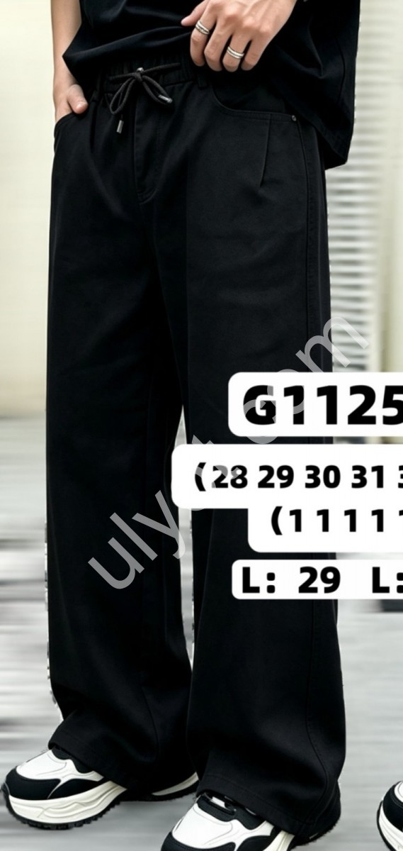 ШТАНИ GOD BOREST (28-36) ЧОРНИЙ 1125