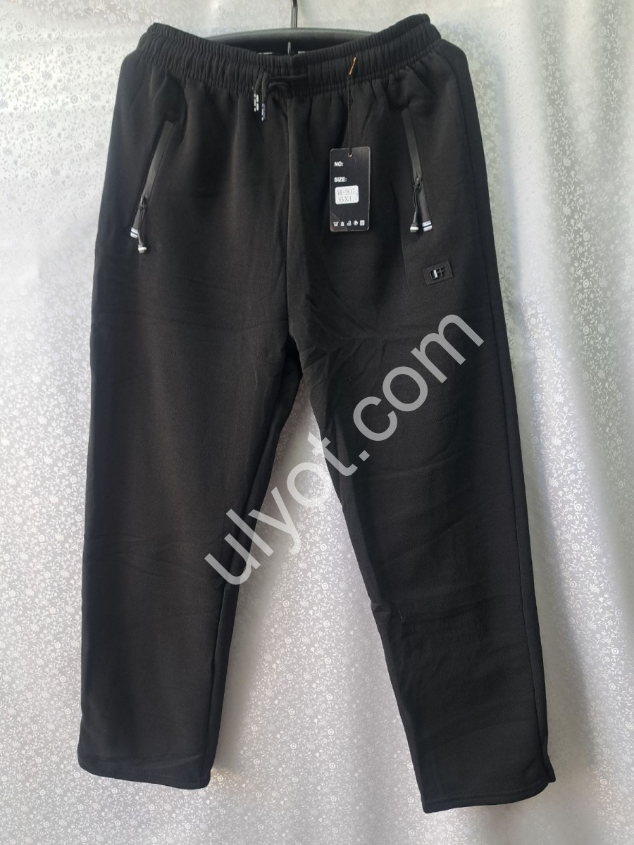 СПОРТ.ШТАНИ (5XL-9XL) ПРЯМИЙ Т.СІРИЙ 2617