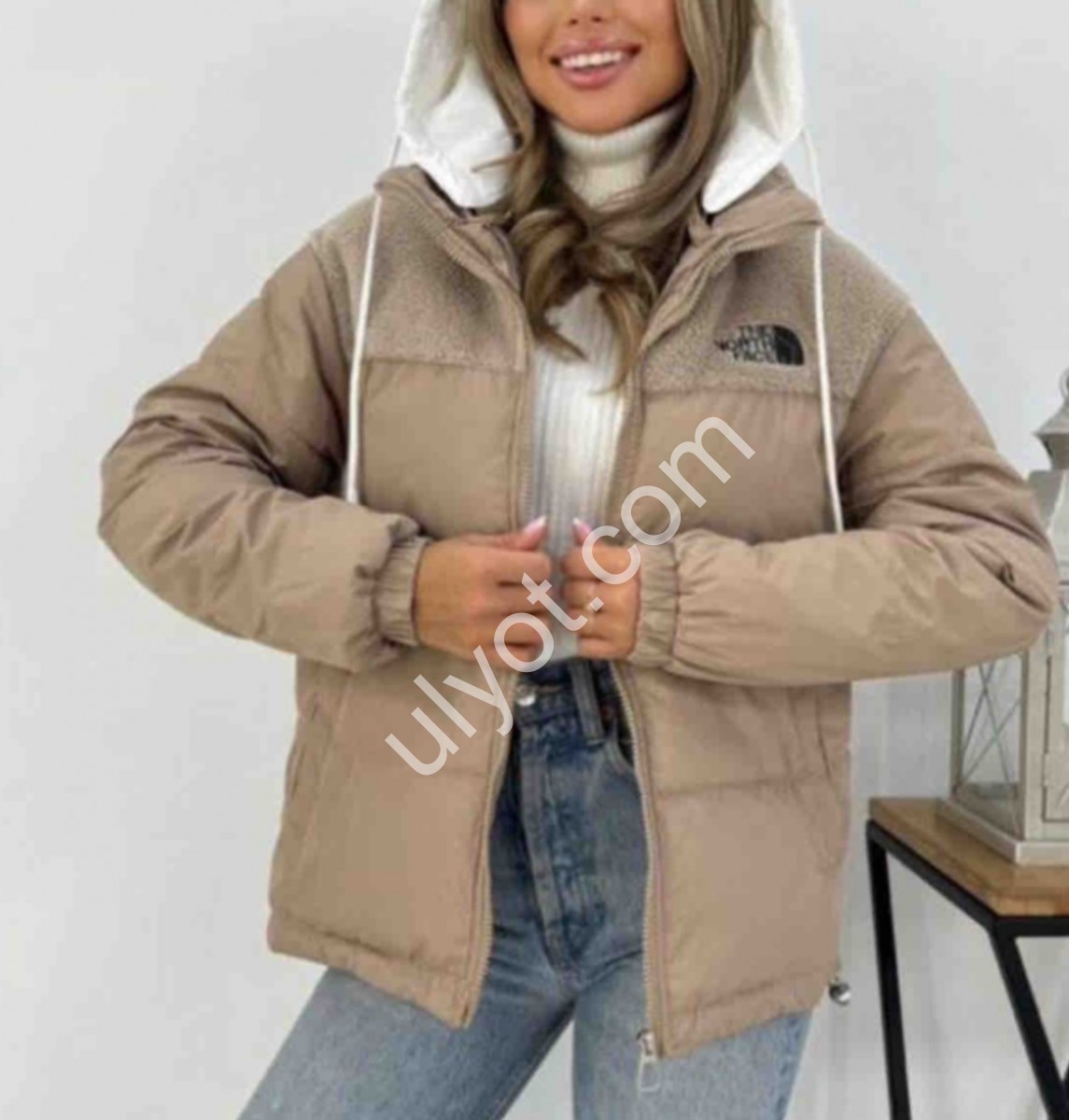 КУРТКА (M-2XL) БЕЖ KL6802