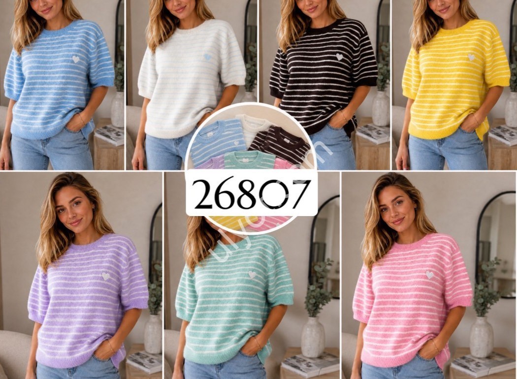 ДЖЕМПЕР (ONE SIZE 44-50) МІКС 26807