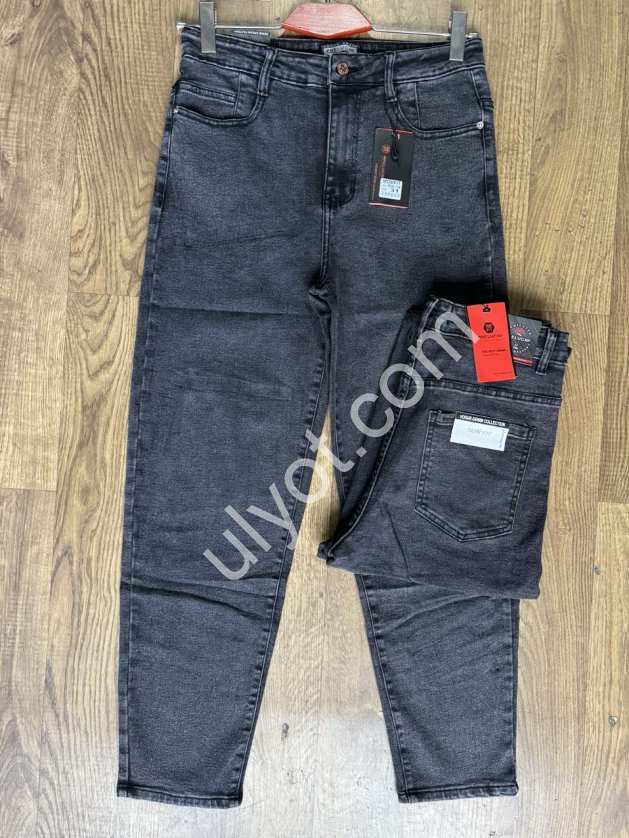 ДЖИНСЫ RELUCKY (31-38) ГРАФИТ 0617-3
