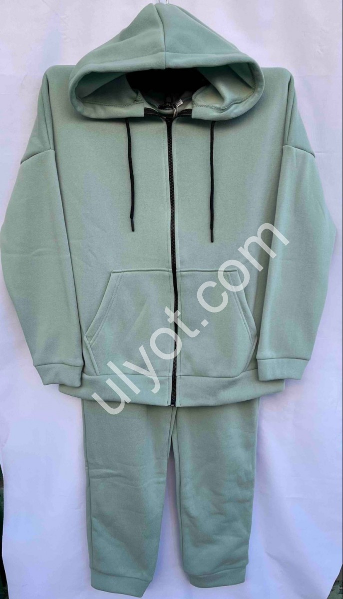 СПОРТ.КОСТЮМ (50-56) ФЛІС МАНЖЕТ М'ЯТА 571