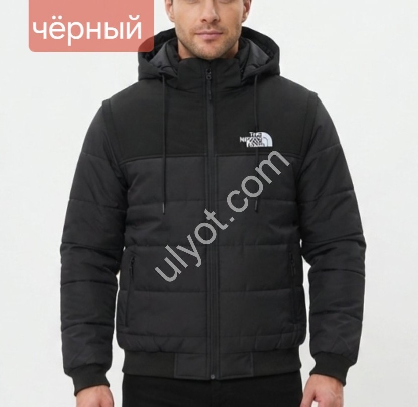 КУРТКА T48 (48-56) РЕЗИНКА ЧЕРНЫЙ 