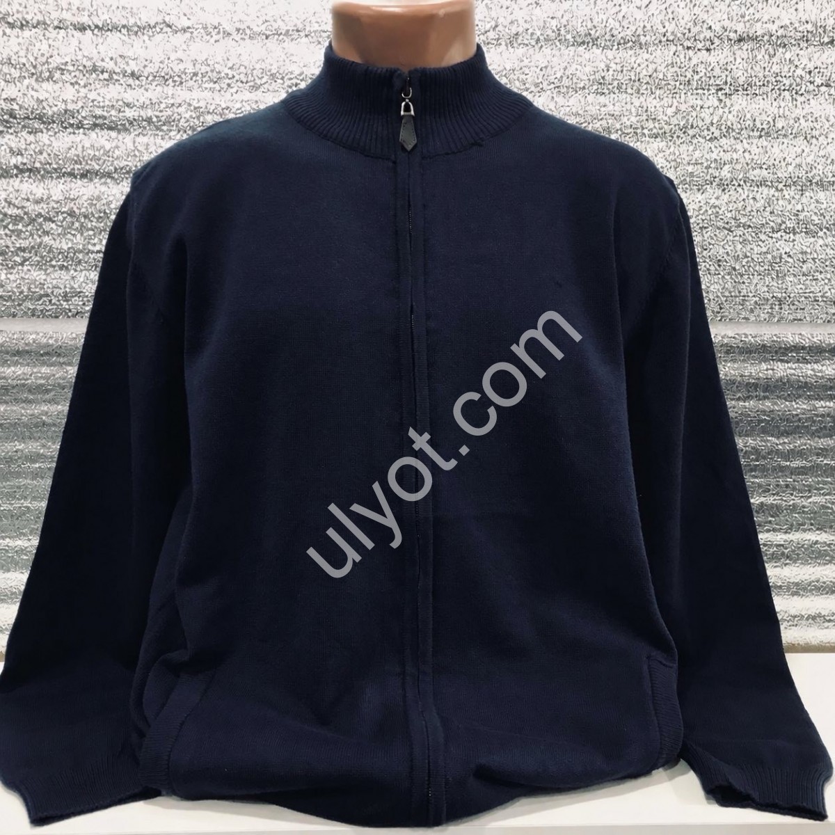 КОФТА (M-2XL) Т.СИНИЙ 128