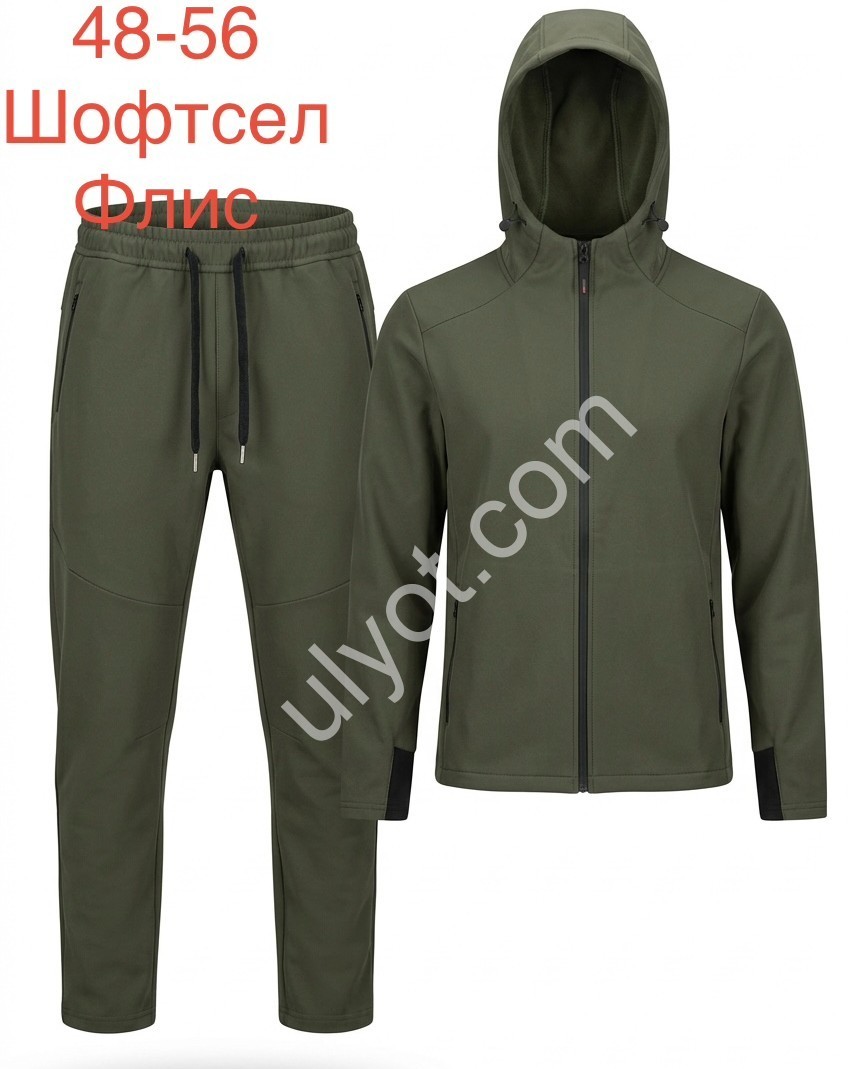 СПОРТ.КОСТЮМ (48-56) ФЛІС ХАКІ A26-02