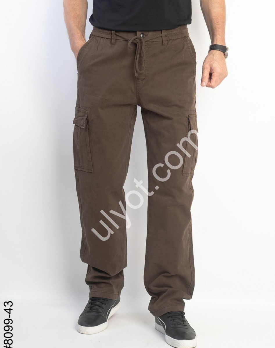 ШТАНЫ (32-40) КАРГО КОФЕ 8099-43