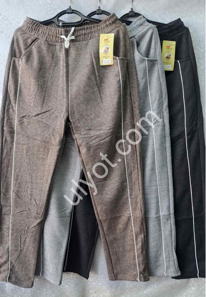 ШТАНЫ (3XL-6XL) МЕХ ПРЯМОЙ МИКС 6226