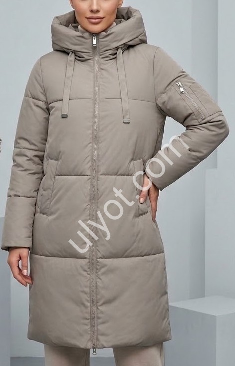 КУРТКА (M-2XL) СВ.БЕЖ K9809