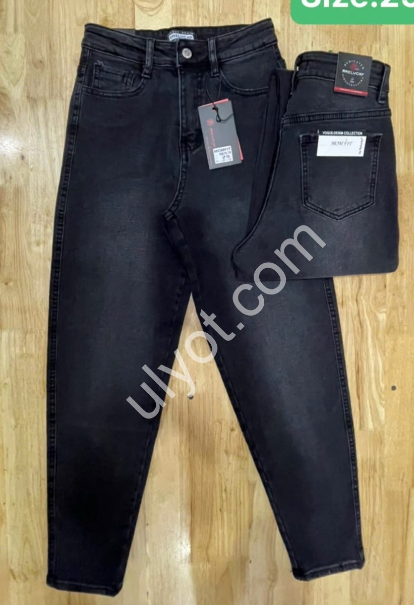 ДЖИНСЫ RELUCKY (25-27) БАЙКА ГРАФИТ M670-7