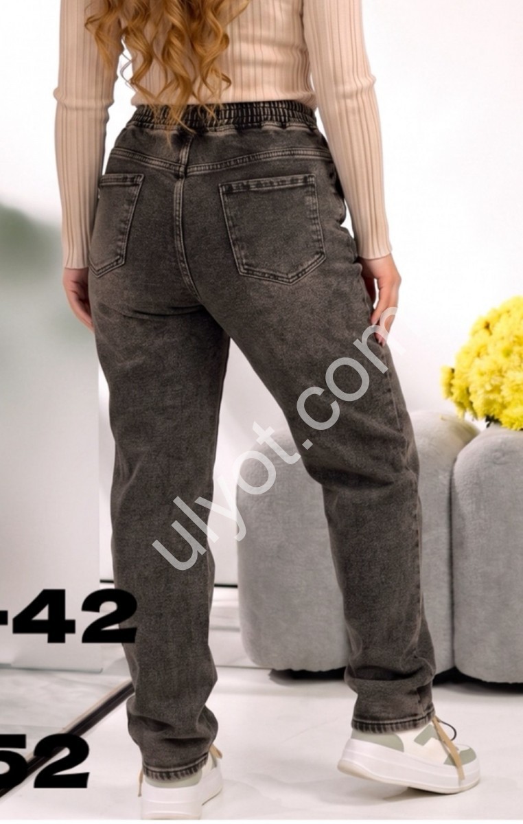 ДЖИНСЫ LIANA (32-42) КОРИЧНЕВЫЙ 652