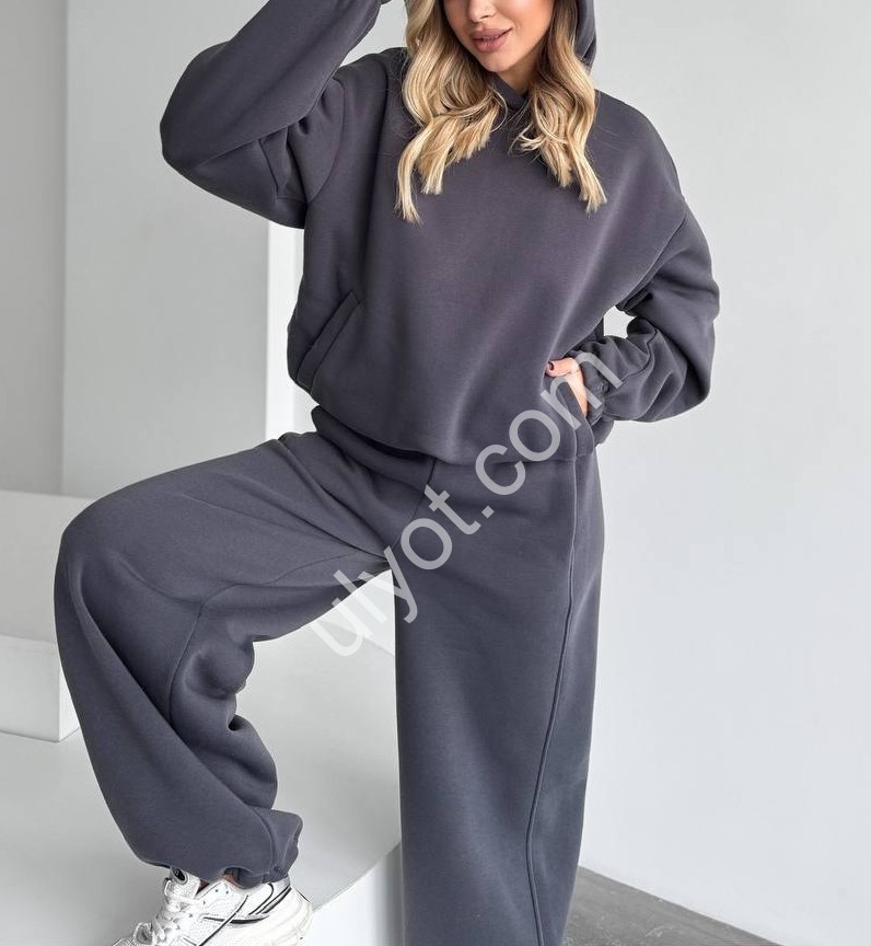 КОСТЮМ (ONE SIZE) ФЛИС ГРАФИТ 1048