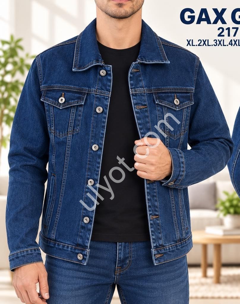 КУРТКА GAXGAX (XL-6XL) Т.СИНИЙ 217