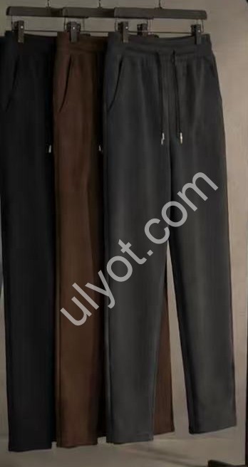 ШТАНЫ (XL-5XL) БАЙКА ПРЯМОЙ МИКС 9175-2