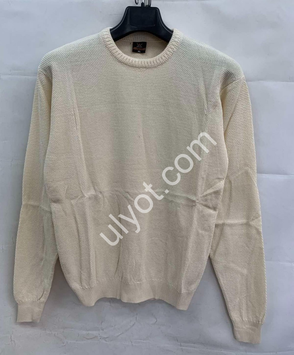 СВИТЕР (L-2XL) СВ.БЕЖ M895