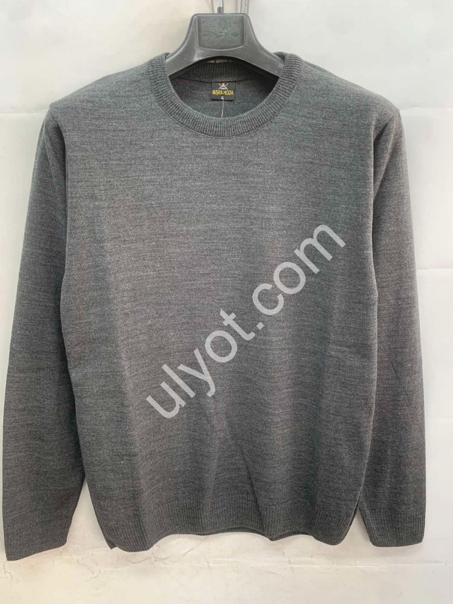 СВИТЕР (M-2XL) Т.СЕРЫЙ M1770