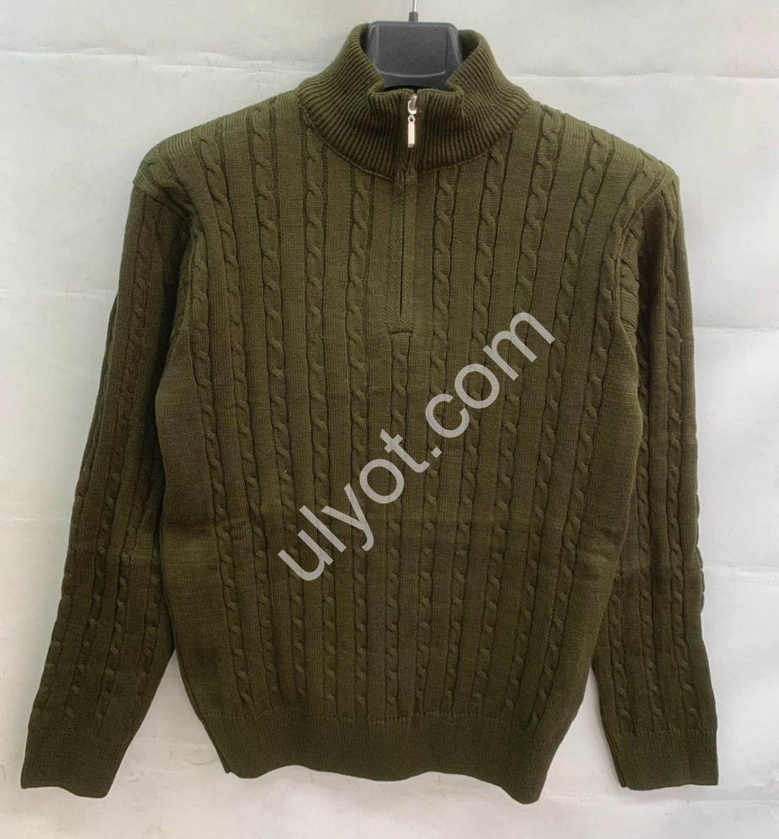 СВИТЕР (M-2XL) ЗМЕЙКА ХАКИ M1001