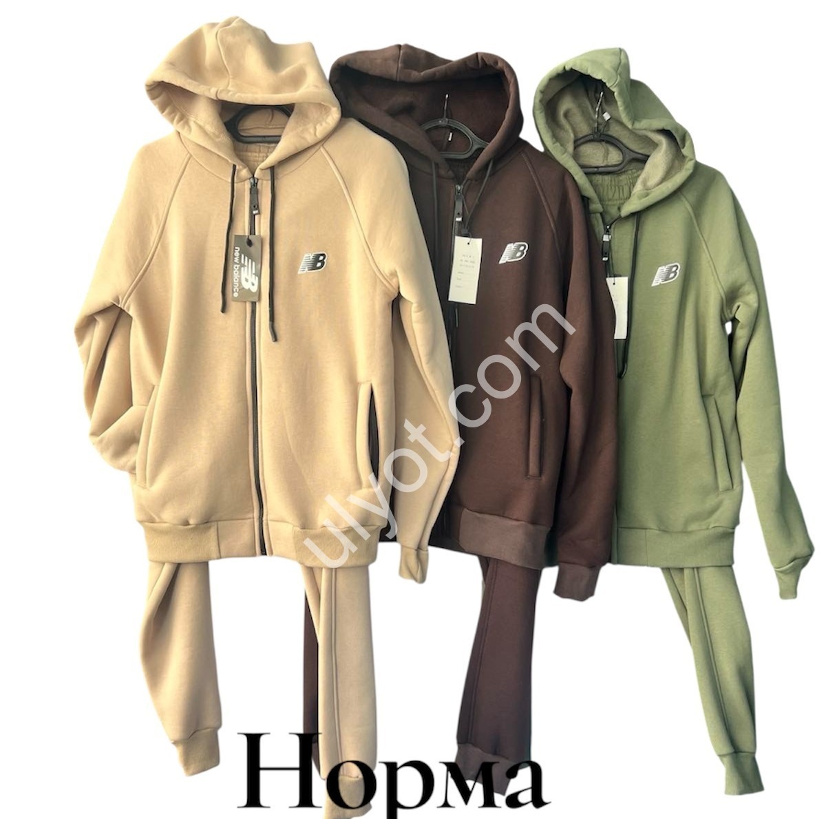 КОСТЮМ NB02 (50-56) ФЛІС МАНЖЕТ СВ.БІЖ