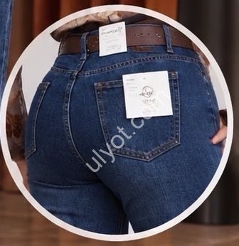 ДЖИНСЫ M.SARA (M-4XL)Т.СИНИЙ 729-2