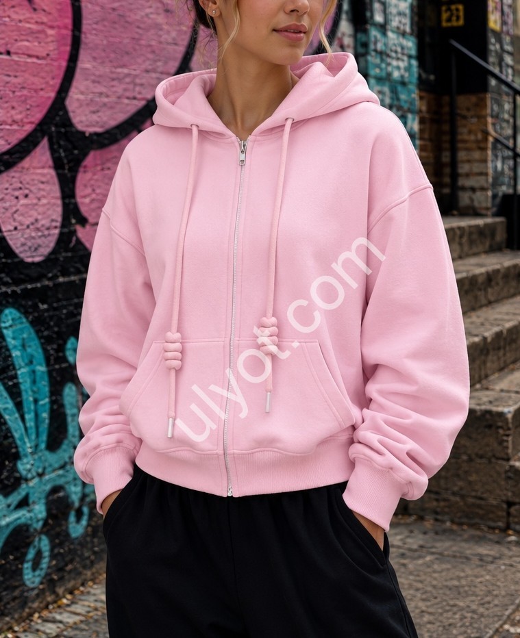 ЗИПХУДИ (ONE SIZE 44-48) МЕХ МИКС ZP1716