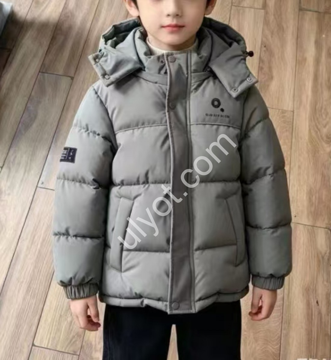 КУРТКА (7-12 ЛЕТ) СЕРЫЙ 2626