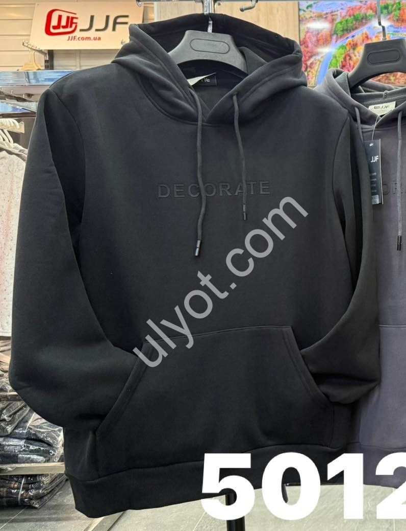 ХУДИ JJF (L-4XL) МИКРОМЕХ СЕРЫЙ 50121