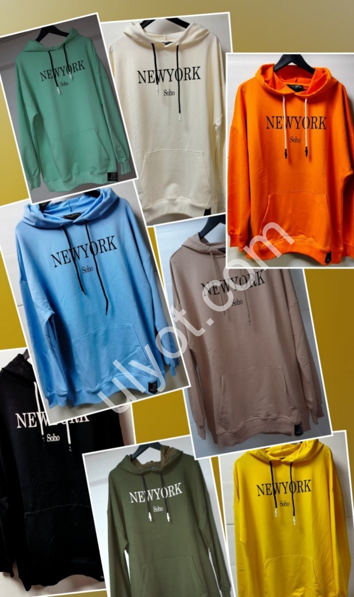 ТОЛСТОВКА (ONE SIZE 50-52) ГОЛУБОЙ 7091