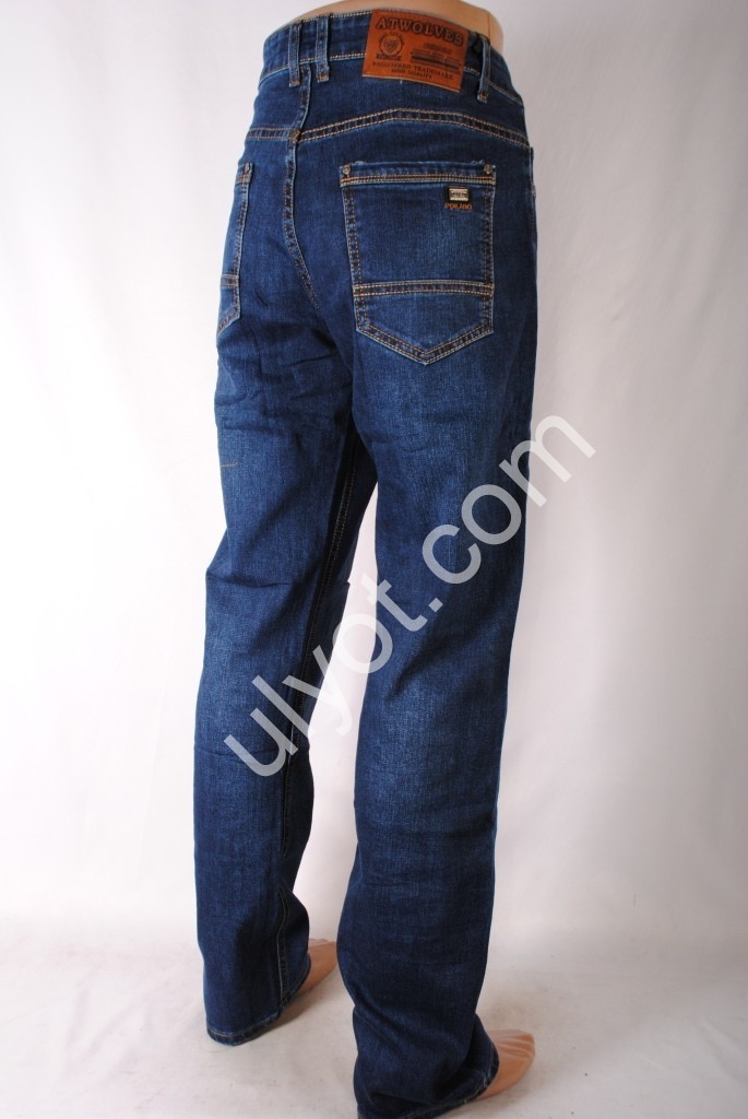 Фото 3 ДЖИНСИ ATWOLVES (32-38) Т.СИНІЙ 8908