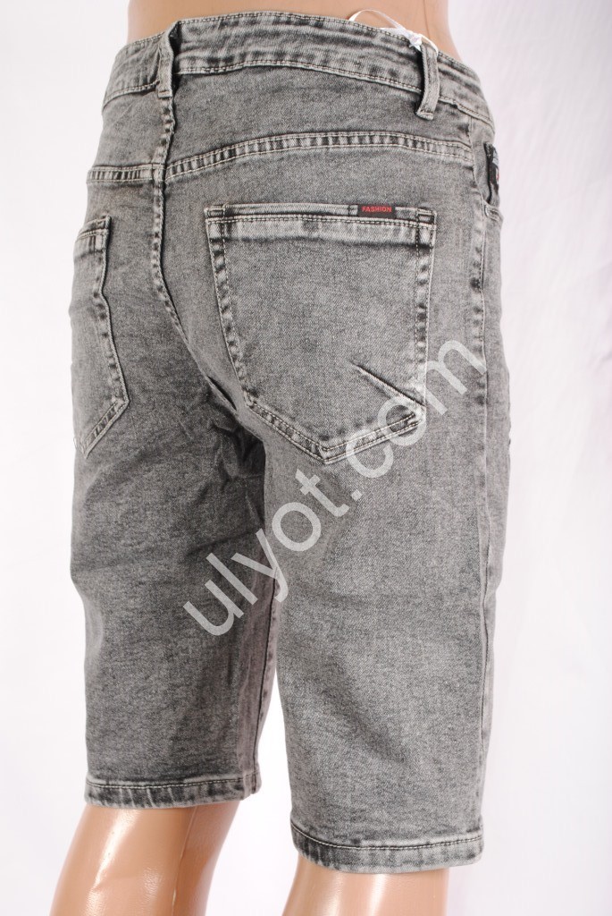 Фото 1 ШОРТЫ NEW JEANS (31-42) ГРАФИТ 801
