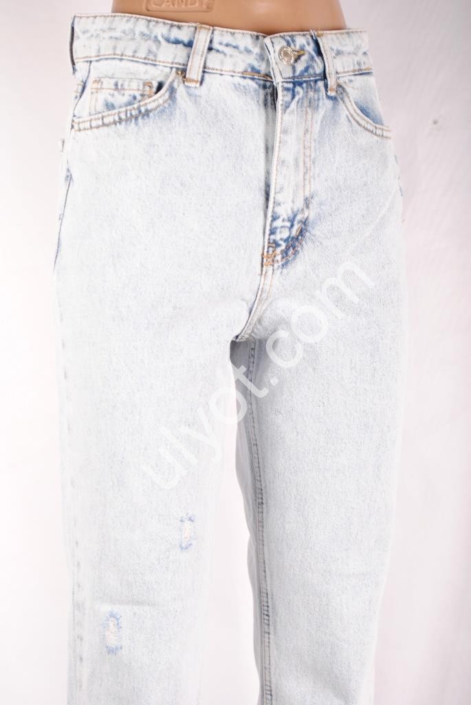 Фото 2 ДЖИНСЫ TOP SHOP (25-32) СВ.ГОЛУБОЙ 5599