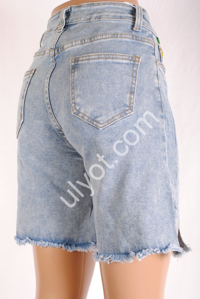 Фото 1 ШОРТЫ NEW JEANS (25-30) ГОЛУБОЙ 3029