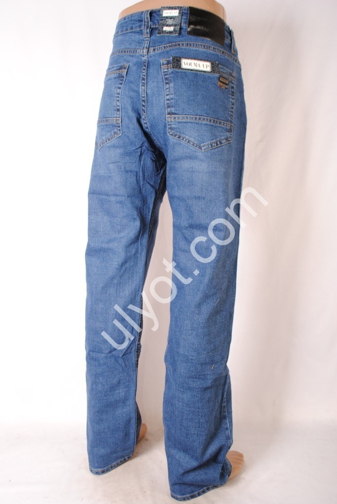 Фото 3 ДЖИНСИ DENIM (32-38) СИНІЙ 8005