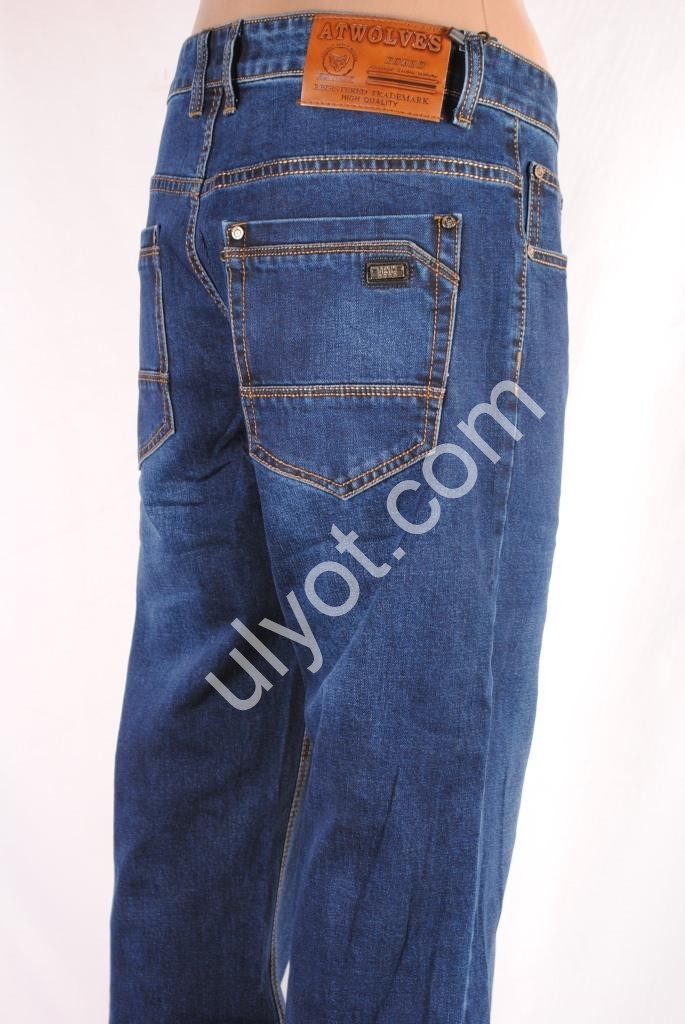 Фото 1 ДЖИНСЫ ATWOLVES (29-38) СИНИЙ 6352