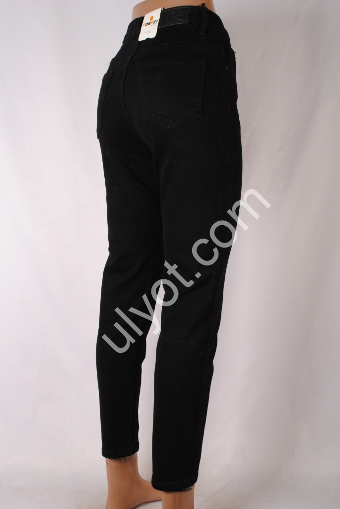 Фото 3 ДЖИНСИ FOREST JEANS (25-30) ЧОРНИЙ 3179