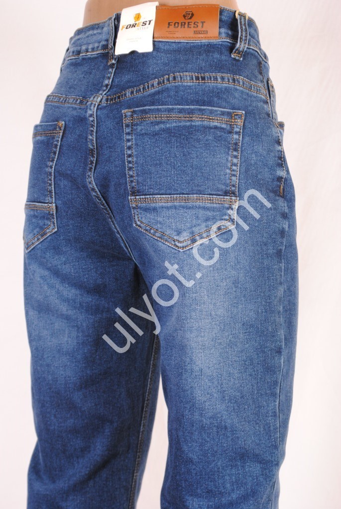 ДЖИНСЫ FOREST JEANS (31-38) СИНИЙ 3254