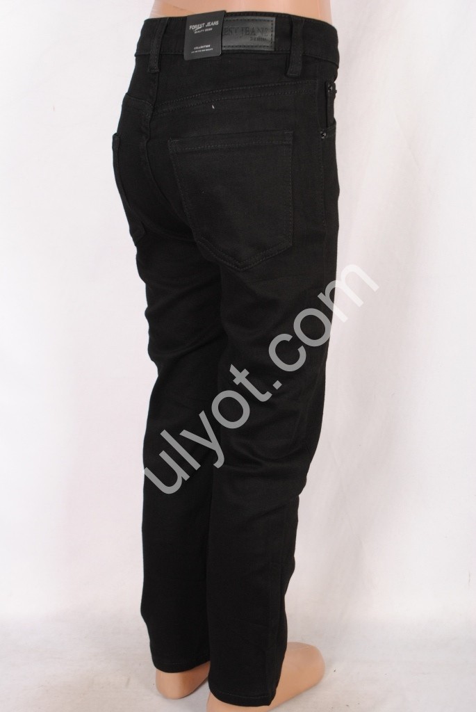 ДЖИНСИ FOREST JEANS (20-25) ЧОРНИЙ БАЙКА 130