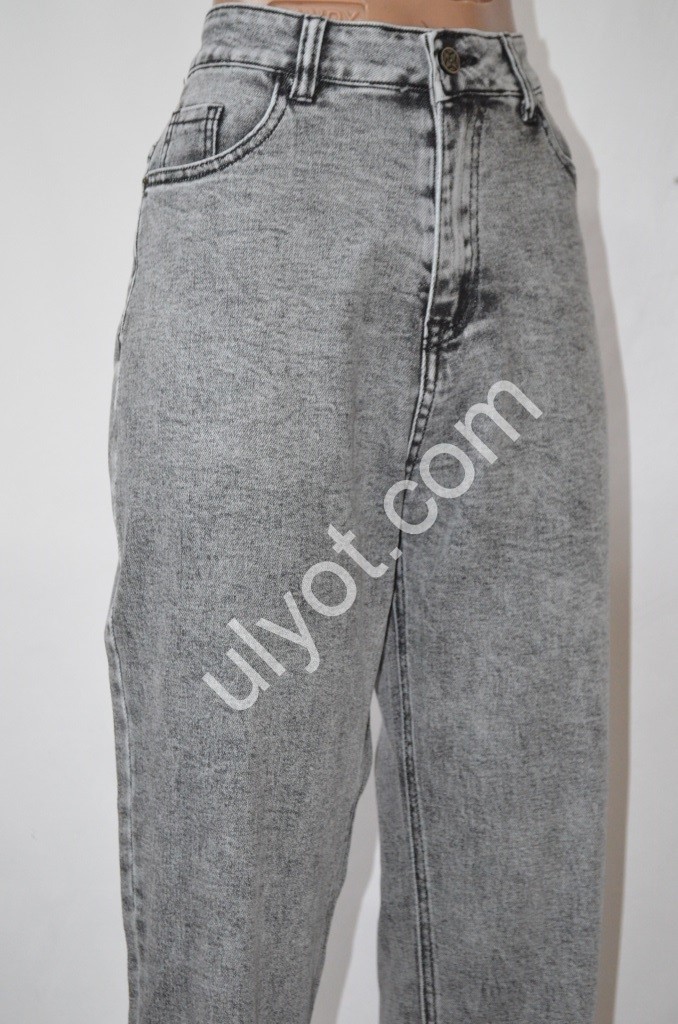 Фото 2 ДЖИНСЫ FOREST JEANS (32-42) СЕРЫЙ 3494