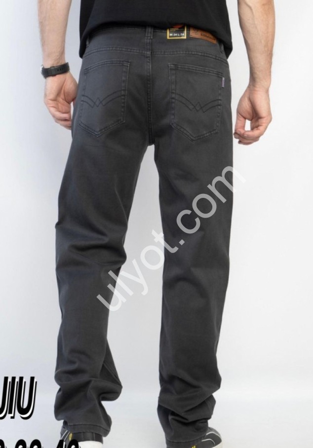 ДЖИНСЫ BASANJIU (32-40) Т.СЕРЫЙ 029-11-10