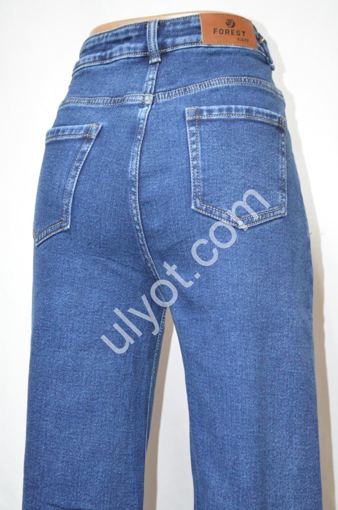 ДЖИНСЫ FOREST JEANS (25-30) Т.СИНИЙ БАЙКА 3653