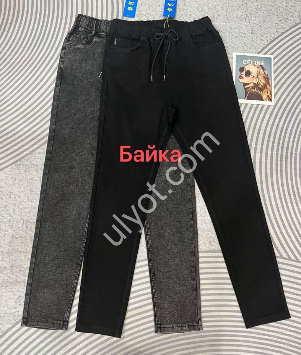 ДЖИНСЫ (31-36) ГРАФИТ БАЙКА 5071