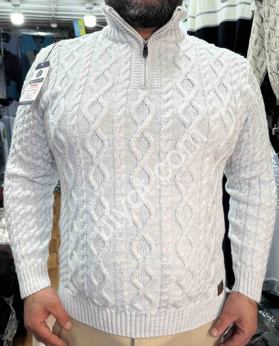 СВІТЕР DEVANTI (3XL-5XL) БІЛИЙ 70307-1