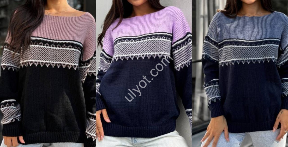 Фото 1 СВИТЕР (ONE SIZE 44-58) МИКС 5058