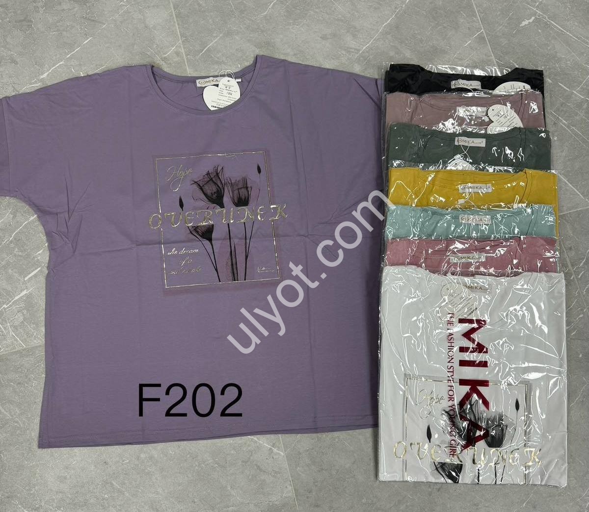 ФУТБОЛКА (ONE SIZE 50-54) МИКС F202