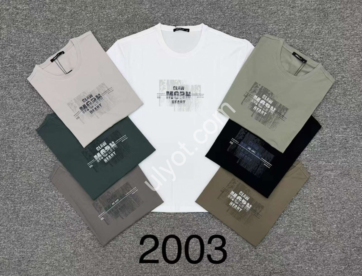 ФУТБОЛКА (XL-5XL) Т.ЗЕЛЕНИЙ 2003