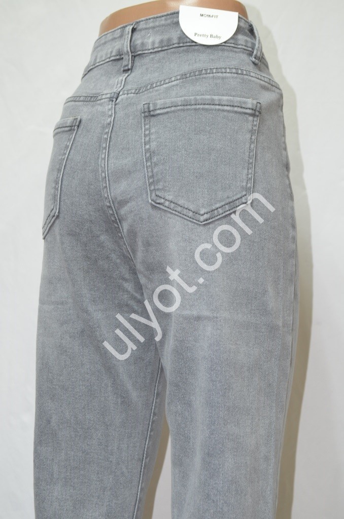ДЖИНСЫ PRETTY BABY (25-30) СЕРЫЙ 156