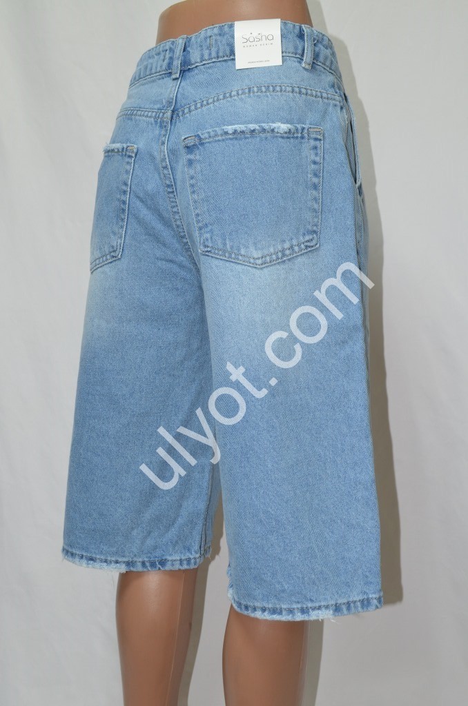 ШОРТЫ SASHA (26-31) ГОЛУБОЙ 1081