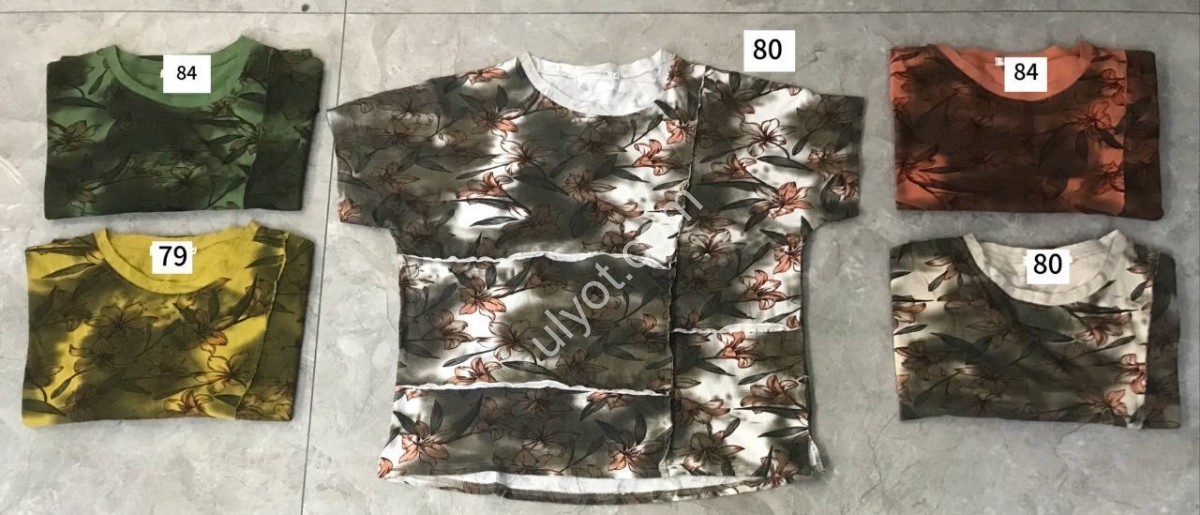 ФУТБОЛКА ЦВЕТЫ (XL-4XL) МИКС BG101