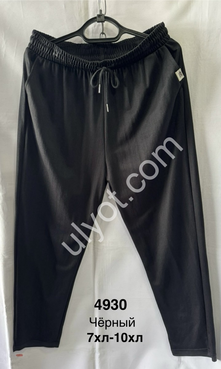 ШТАНИ (7XL-10XL) ЧОРНИЙ 4930