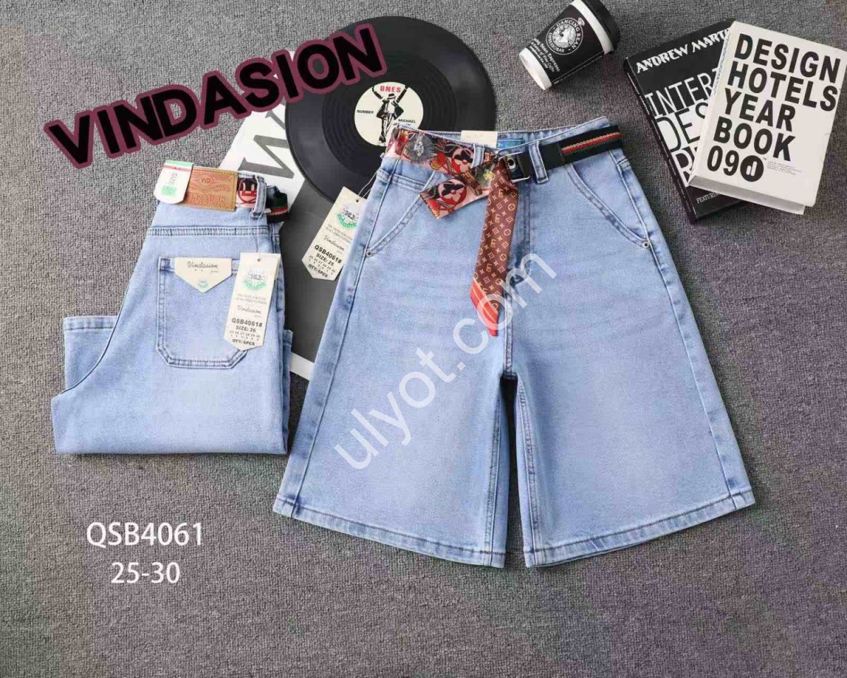 ШОРТИ VINDASION (25-30) БЛАКИТНИЙ QSB4061